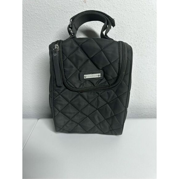 StorkSak Gray Cooler Fab Quilted Insulated Food & Bottle Bag - Picture 1 of 8